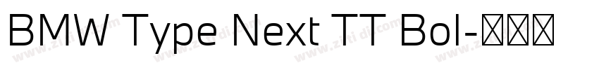 BMW Type Next TT Bol字体转换 BMW Type Next TT Bol字体转换
